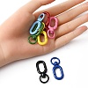 10Pcs Spray Painted Alloy Swivel Clasps FIND-YW0001-57-4