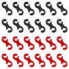 40Pcs 2 Colors Resin Bicycle Cable Buckles FIND-HY0002-91-1