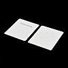 Smiling Face Paper Earrings Necklace Display Cards FIND-T072-01A-2