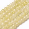 Spray Painted Glass Beads Strands X-GLAA-A038-C-41-1