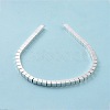 Electroplated Non-magnetic Synthetic Hematite Beads Strands G-C006-02S-3