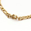 304 Stailess Steel Figaro Chain Bracelets BJEW-N280-03-2