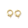 Brass Fold Over Clasps KK-I364-36G-1