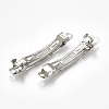 Platinum Iron Hair Barrette Findings X-IFIN-S289-59mm-2