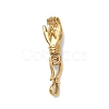 304 Stainless Steel S-Hook Clasps STAS-G373-04G-03-1