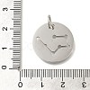 Anti-Tarnish 304 Stainless Steel Pendants STAS-M074-02D-P-3