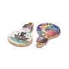 Alloy Enamel Pendants ENAM-A139-13G-3