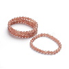 Natural Sunstone Stretch Bracelets LS-BJEW-E373-6mm-13-3