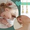 100Pcs 10 Styles Brass Bead Caps KK-CJ0002-08-7