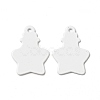 Spray Painted 201 Stainless Steel Pendants STAS-G304-02E-1