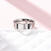201 Stainless Steel Wide Band Finger Rings RJEW-K252-02D-P-2