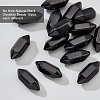 Olycraft Faceted No Hole Natural Black Obsidian Healing Stones G-OC0003-60-4