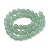 Natural Green Aventurine Beads Strands G-T106-172-3