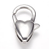 Tarnish Resistant 304 Stainless Steel Lobster Claw Clasps STAS-I082-15P-02-2