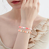 500Pcs Rubberized Style Imitated Silicone Acrylic Beads MACR-SP0001-07C-5