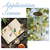 18Pcs 9 Colors Glass Wishing Bottles Pendants GLAA-WH0039-70-6