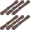 6 Sets PU Leather Toggle Buckles FIND-CL0002-15B-1