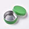 Round Aluminium Tin Cans CON-WH0068-88B-01-2