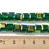 Electroplate Glass Beads Strands EGLA-M031-01A-HR06-4