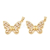 Brass Micro Pave Cubic Zirconia Peg Bails CU-CBA908F-03G-1