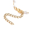 PVD Vacuum Plating 304 Stainless Steel Beaded Necklaces NJEW-E064-03G-4