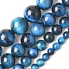 1 Strand Natural Tiger Eye Bead Strands G-YW0002-39A-2