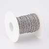 Tarnish Resistant 304 Stainless Steel Rope Chains CHS-F003-05P-B-3