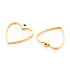 201 Stainless Steel Pendants STAS-T064-84G-01-2