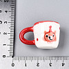 Handmade Porcelain Bear Mug Cup Decoration PORC-T133-21C-4
