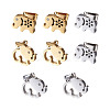 8Pcs 4 Styles 304 Stainless Steel Pendants STAS-TA0001-36-9