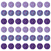 45Pcs 3 Colors Resin Rhinestone Bubblegum Ball Beads RESI-ME0001-38-1
