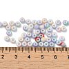 Imitation Jade Glass Beads GLAA-D020-03-4