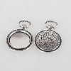 Tibetan Style Alloy Pendant Cabochon Settings LS-TIBEP-N003-74AS-2