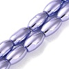 Electroplated Synthetic Non-magnetic Hematite Beads Strands G-C248-J01-8x12mm-2