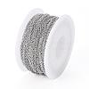 Tarnish Resistant 304 Stainless Steel Cable Chains CHS-H009-25P-3