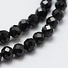 Natural Black Spinel Beads Strands X-G-E366-07-3mm-1