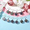 Natural Mixed Gemstone Dangle Earrings EJEW-JE05659-02-2
