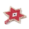 Handmade MIYUKI Delica Seed Loom Pattern PALLOY-MZ00173-4