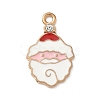 Christmas Themes Alloy Rhinestone Pendants PALLOY-P313-02E-G-1