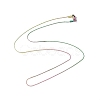 Ion Plating(IP) 304 Stainless Steel Serpentine Chain Necklace for Men Women NJEW-G076-01C-M-2