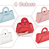 4Pcs 4 Colors Pouch Case Shape PVC Glasses Case AJEW-FH0003-57-4