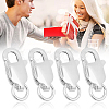 4Pcs 925 Sterling Silver Lobster Claw Clasps STER-BBC0009-40C-7