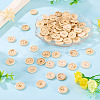 200Pcs 8 Styles Wood Buttons BUTT-TA0001-34-6