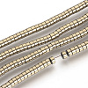 Electroplate Non-magnetic Synthetic Hematite Beads Spacers Strands X-G-Q486-73G-1