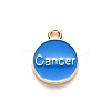 Alloy Enamel Pendants X-ENAM-S124-01B-02D-3