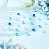 200Pcsg Ocean Mix Pearlized Glass Pearl Beads HY-HY0001-03B-4