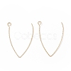 Ion Plating(IP) 316 Stainless Steel Earrings Finding X-STAS-B025-02G-1