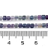 Natural Colorful Fluorite Beads Strands G-P553-E01-02-5