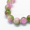 Natural Dyed Persian Jade Gemstone Bead Strands G-R271-8mm-XP25-2