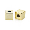 UV Plating Acrylic European Large Hole Beads PACR-T005-28C-2